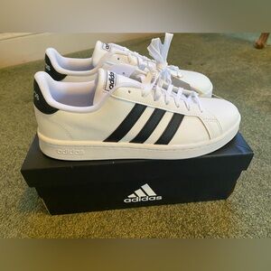 Adidas White and Black Sneakers